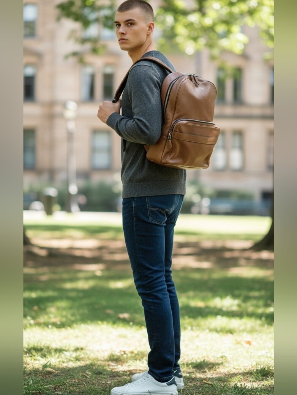 Coach Hamilton 2017 Backpack Mens Sports Calf Leather In Good Condition